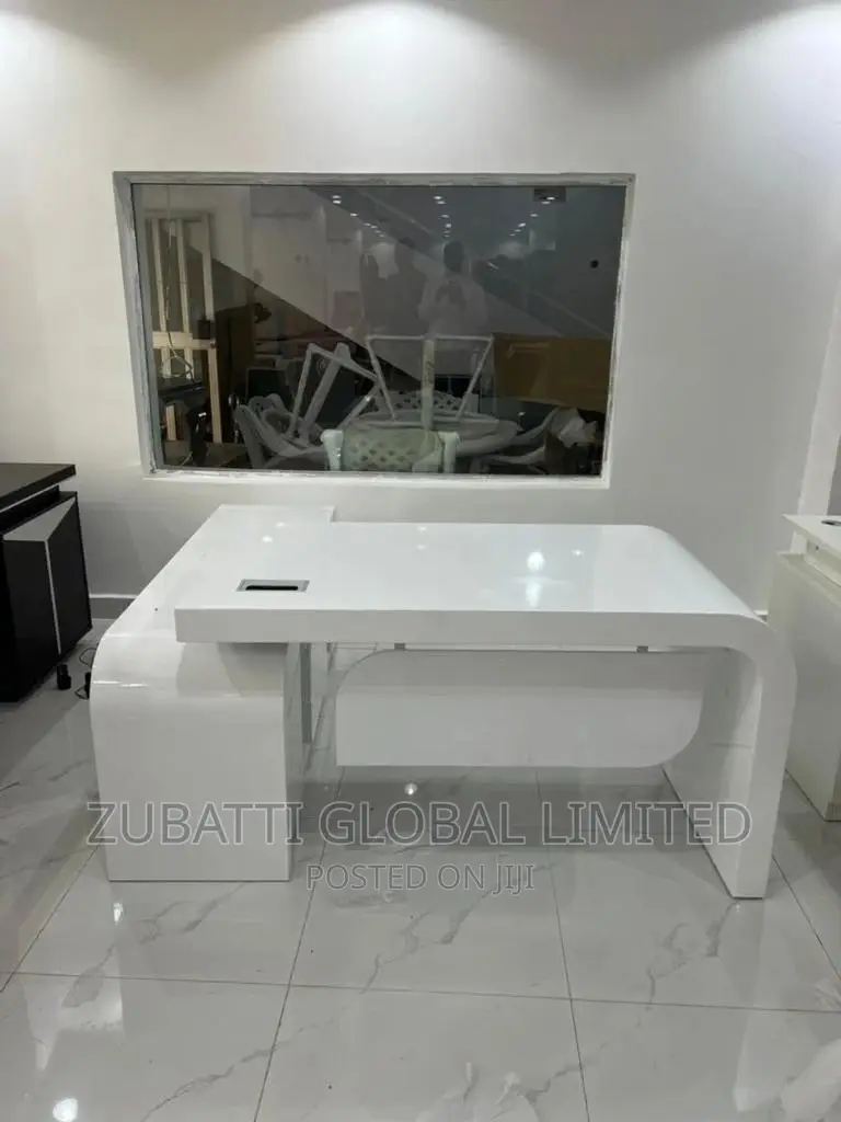 White Executive Office Desk