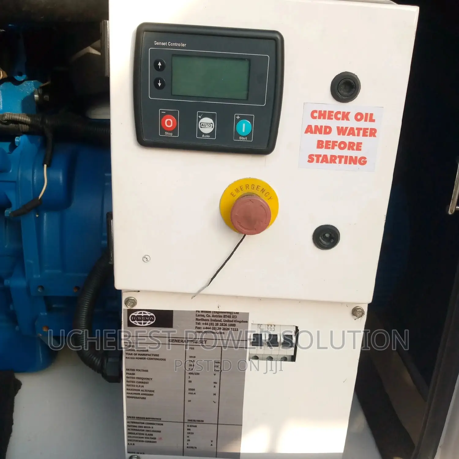 P22-1 JMG Perkins Generator