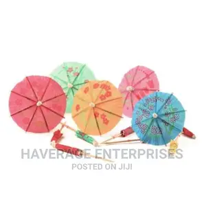 Cocktail Drinks Parasol Umbrella- 1,440 Pces 10packs