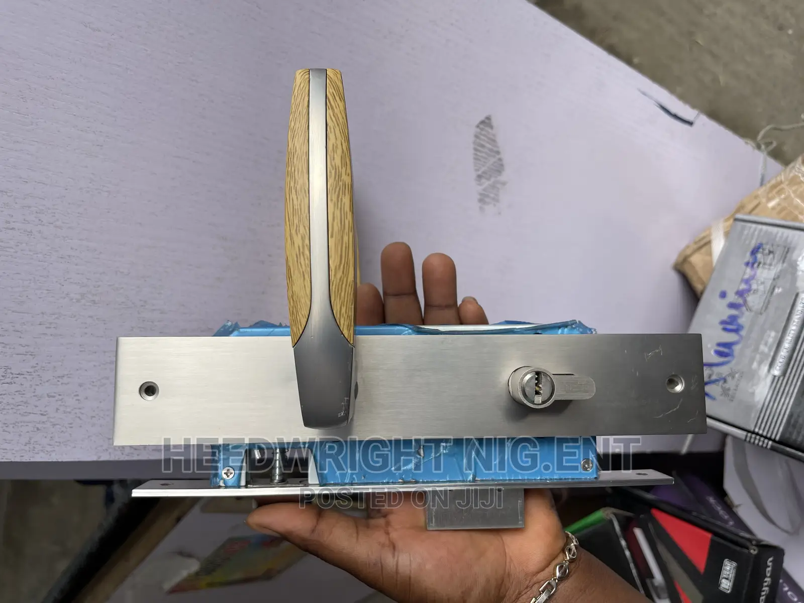 Wooden Style High Security Complete Door Lock