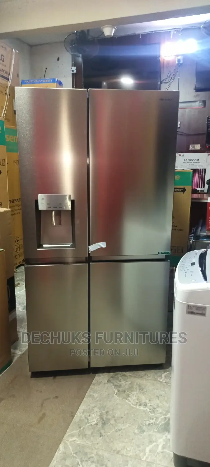 Hisense Inverter Side by Side Fridge Freezer(Ice Cube Maker)