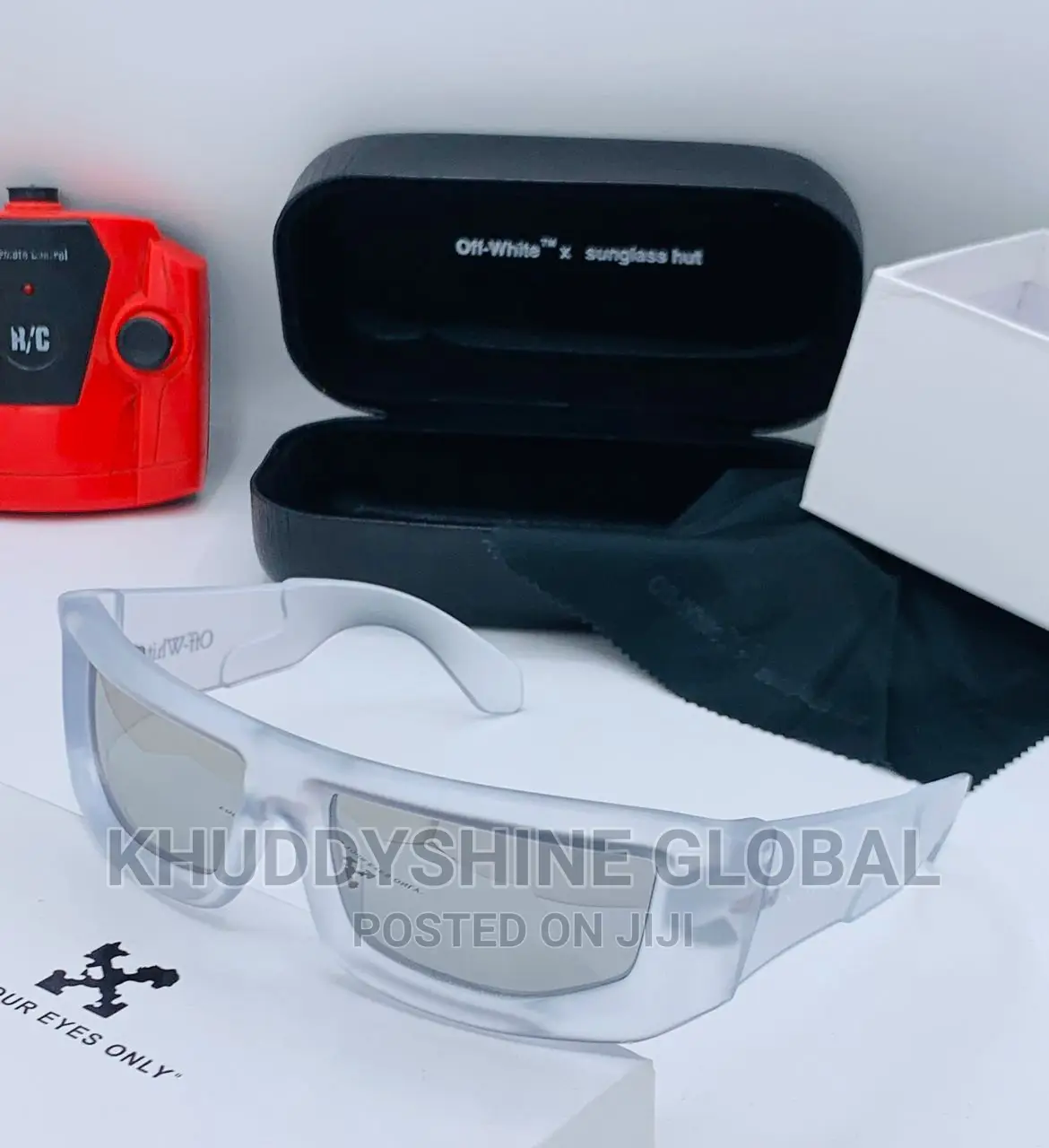 Rectangle Offwhite Sunglasses