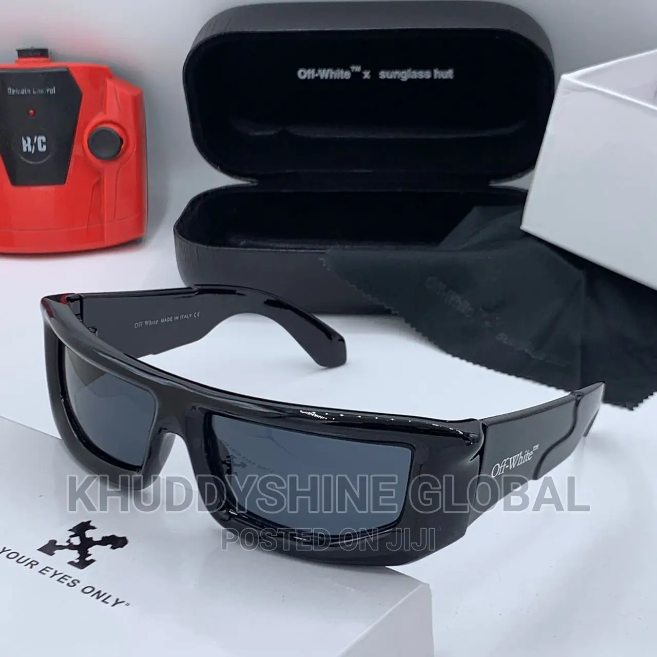 Rectangle Offwhite Sunglasses