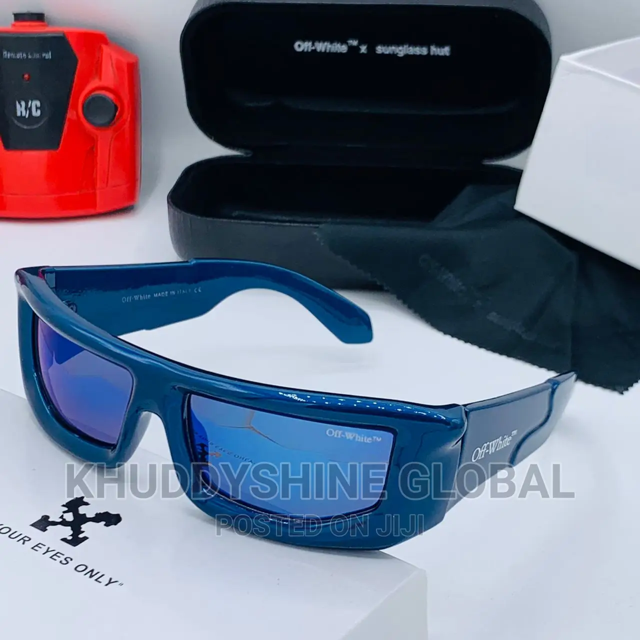 Rectangle Offwhite Sunglasses