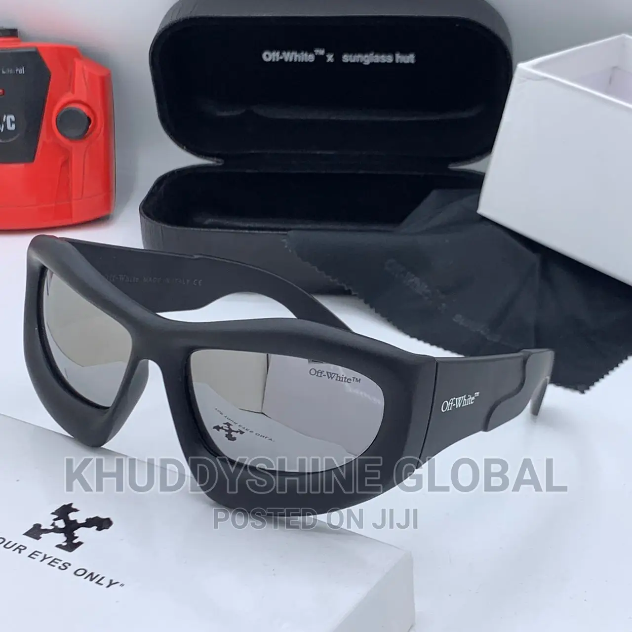 Rectangle Offwhite Sunglasses