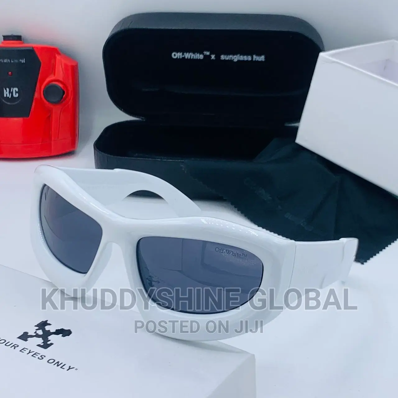 Rectangle Offwhite Sunglasses