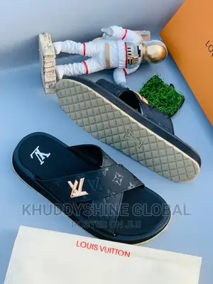 Original Louis Vuitton Slippers for Men