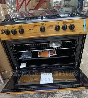Brand New Maxi 90/60cm With Auto Ignition Oven (5 Burners)