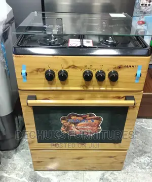 Maxi 60/60cm 3 Gas and 1 Electric With Auto Ignition, Oven