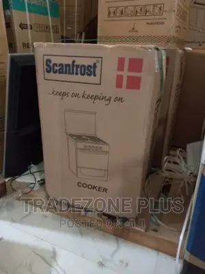 Scanfrost Ck5400b 4 Burner Gas Cooker