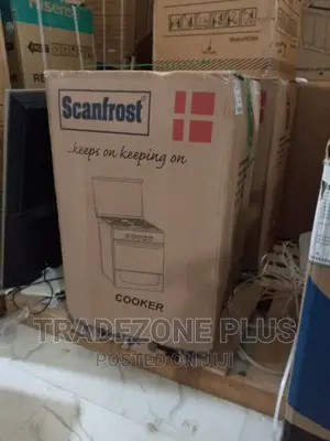Brand New Scanfrost 4 Burner Gas Cooker-Ck5400b