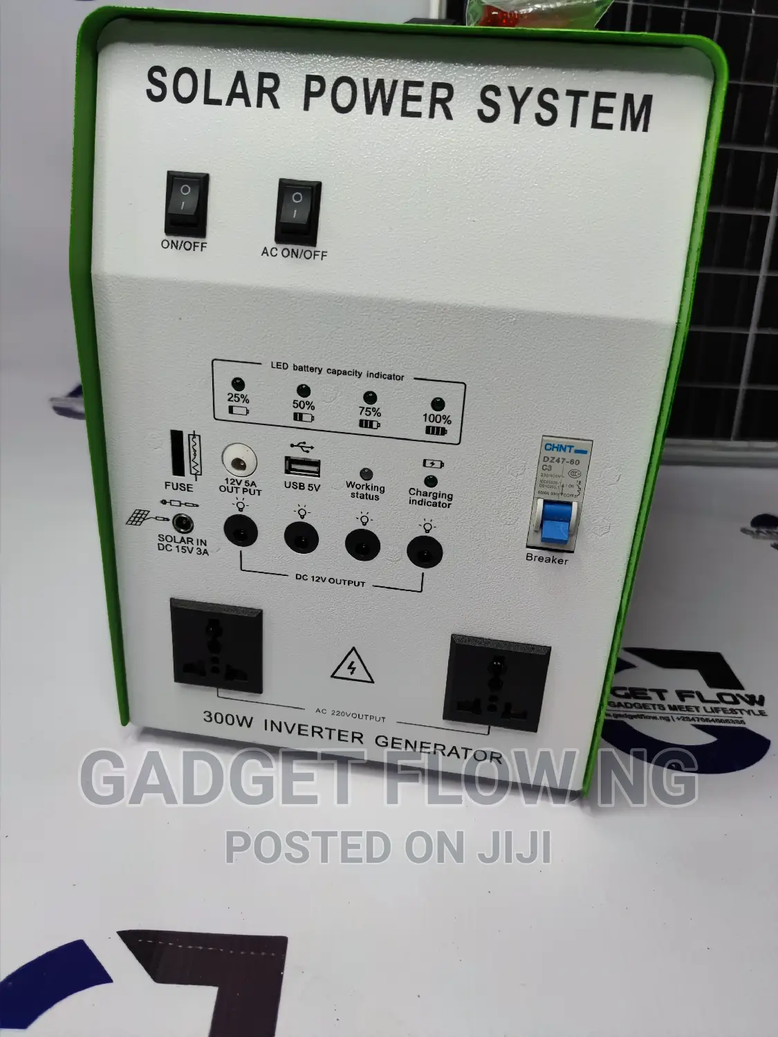 300w Solar Generator for Homes Offices and Off Grid