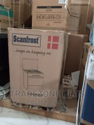 New Scanfrost Standing 4 Burner Gas Cooker-Ck5400b