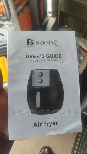 Big Size Sonik Air Fryer Up to 30min With a Washable Part