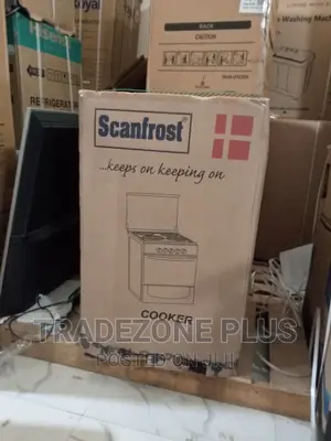 New Standing 4 Burner Gas Cooker-Scanfrost
