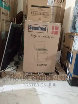 Original Scanfrost Standing 4 Burner Gas Cooker-Ck5400b