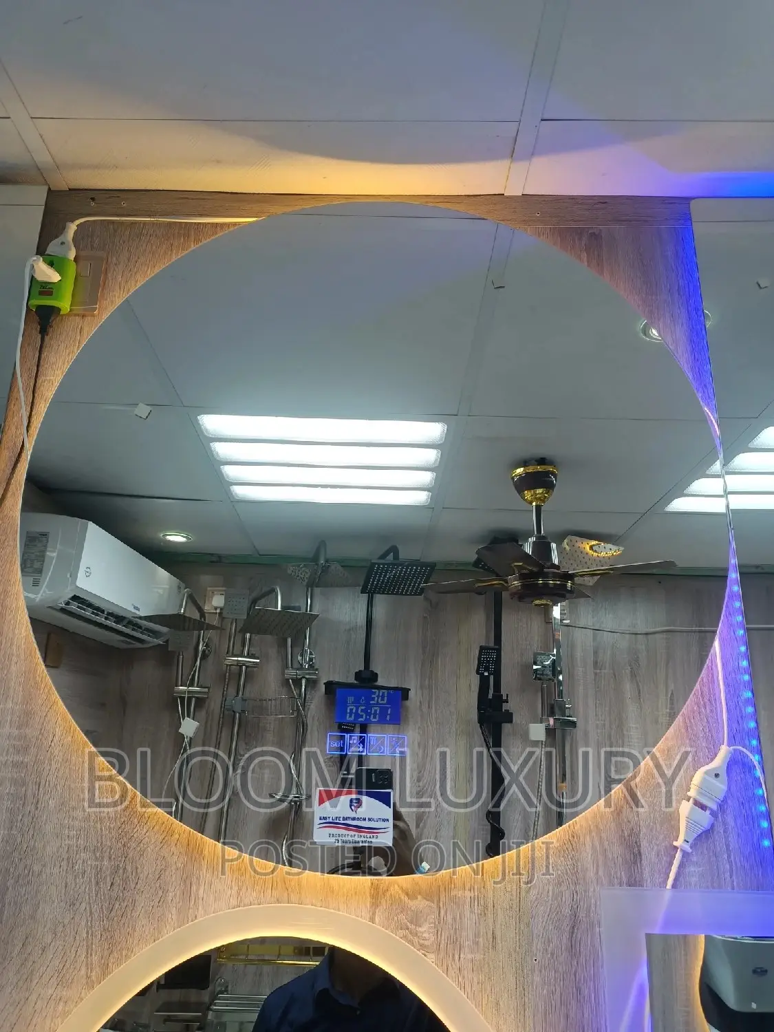 80cm Bluetooth LED Mirror Frameless