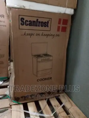New in Scanfrost 4 Gas Burner Gas Cooker-Ck5400b