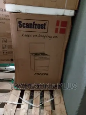 New in Scanfrost Ck5400b 4 Burner Gas Cooker