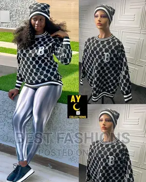 Quality Sweater Top and Cap