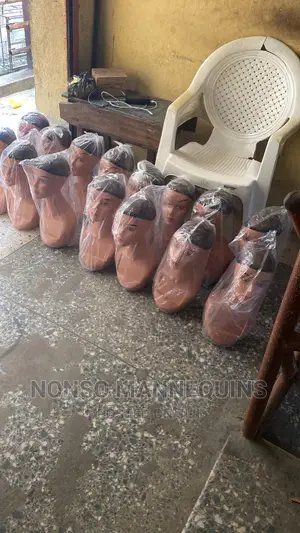 Quantity Supply Long Neck Mannequin Head Plastic