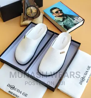 Italian Leather Deudage Half Shoe