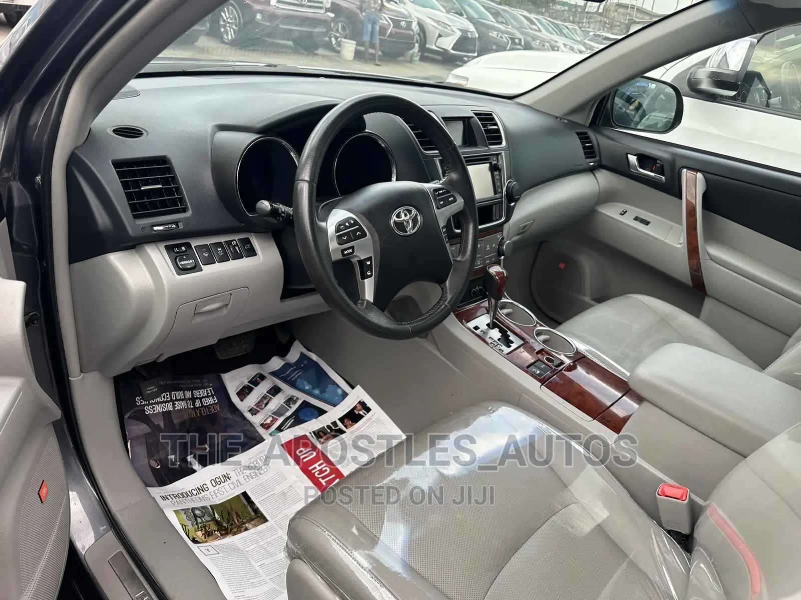 Toyota Highlander Limited 2012 Gray