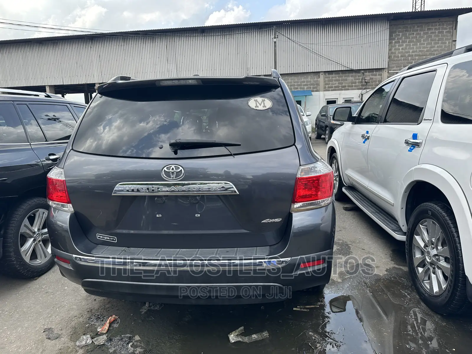 Toyota Highlander Limited 2012 Gray
