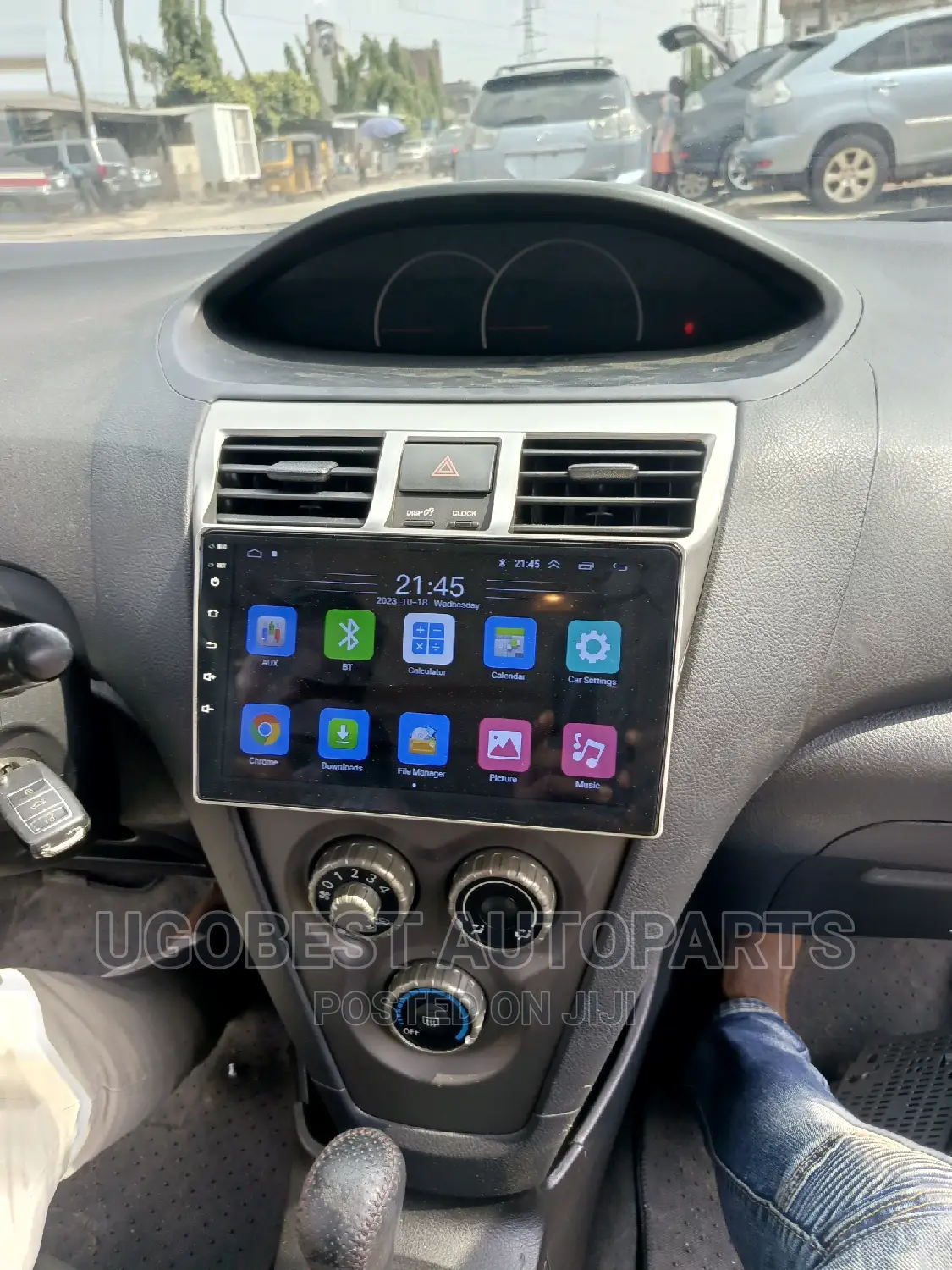 Toyota Yaris Android 2008 Model With GPS Navigation System