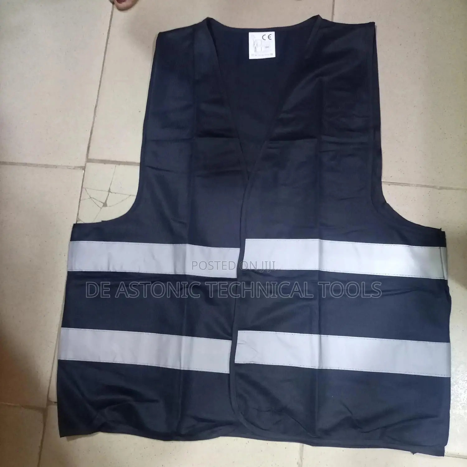 Black Reflective Safety Jacket