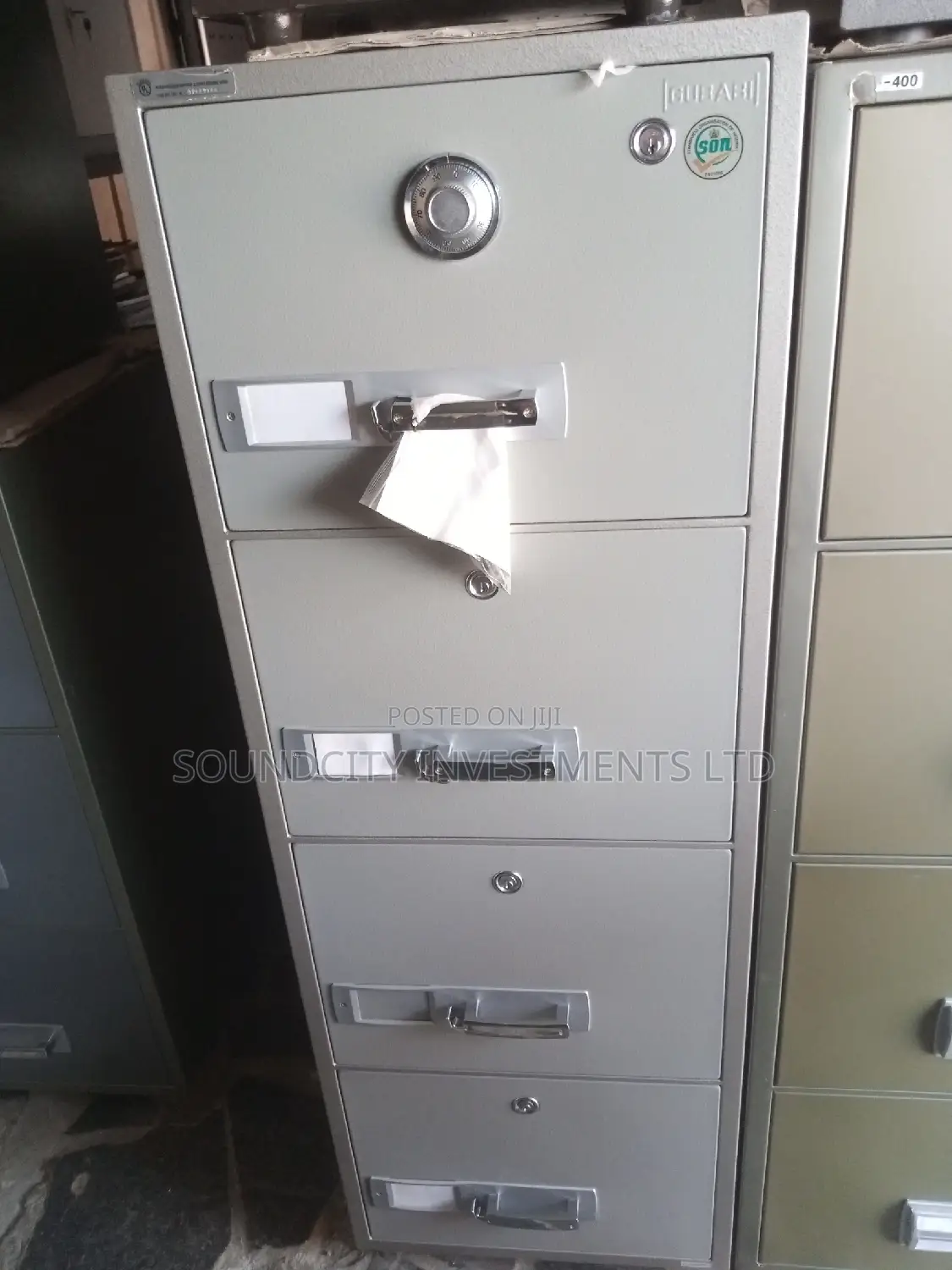 Gubabi 4 Drawer Fire Proof Safe