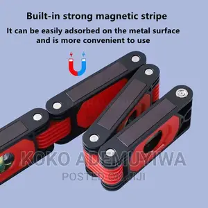 Multifunctional Foldable Adjustable Magnetic Spirit Levels