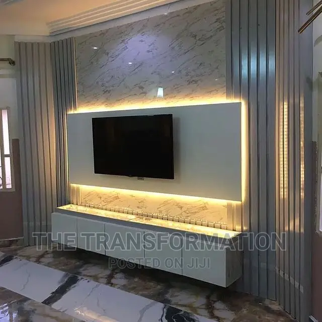 Curve Tv Console and Wall Cladding