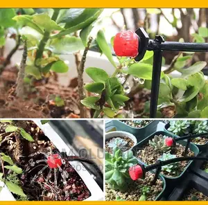 100pcs Garden Irrigation Nozzle Adjustable Drippers