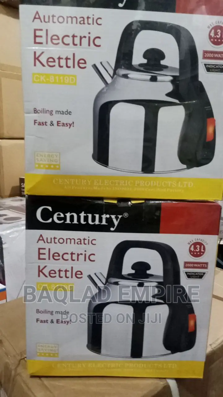 4.3L Century Electric Kettle (2000watts)