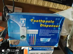 2 in 1 Toothpaste Dispenser and Toothbrush Holder