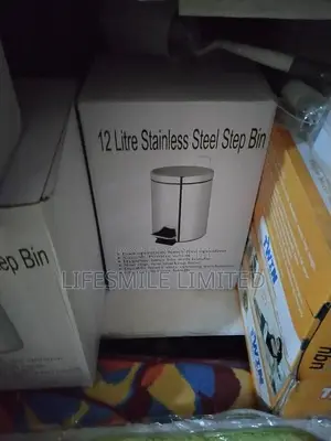12 Litres Stainless Pedal Bin