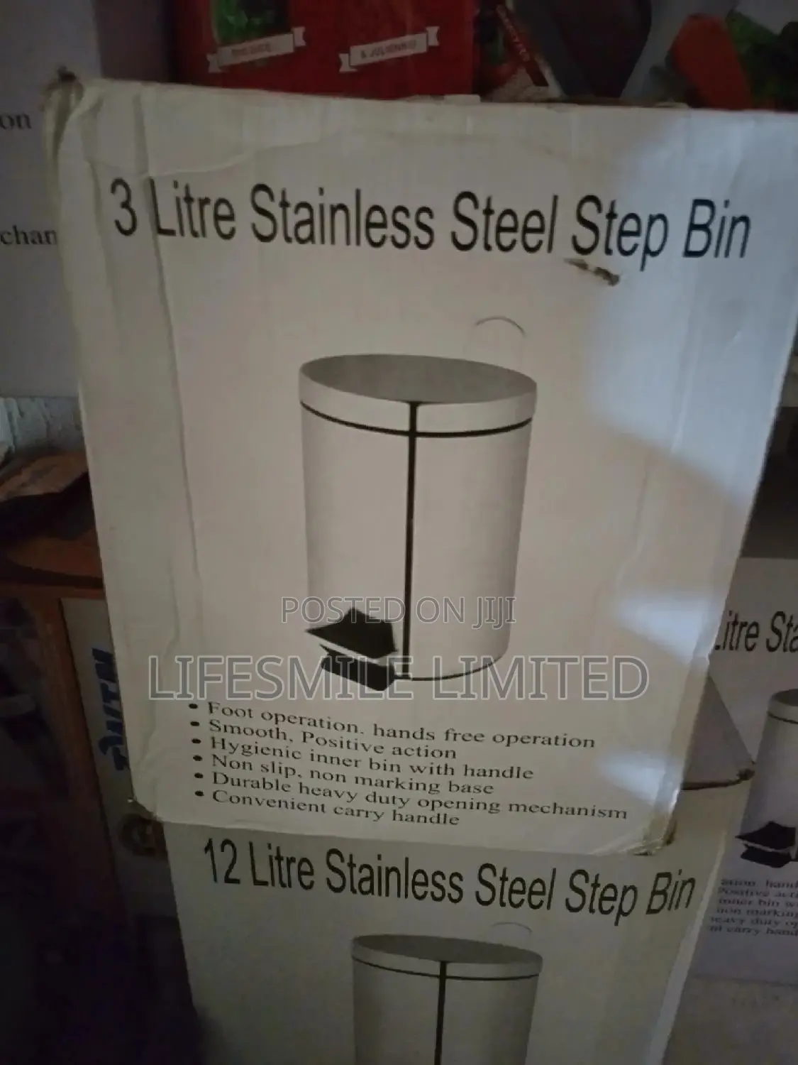 3litres Stainless Pedal Bin