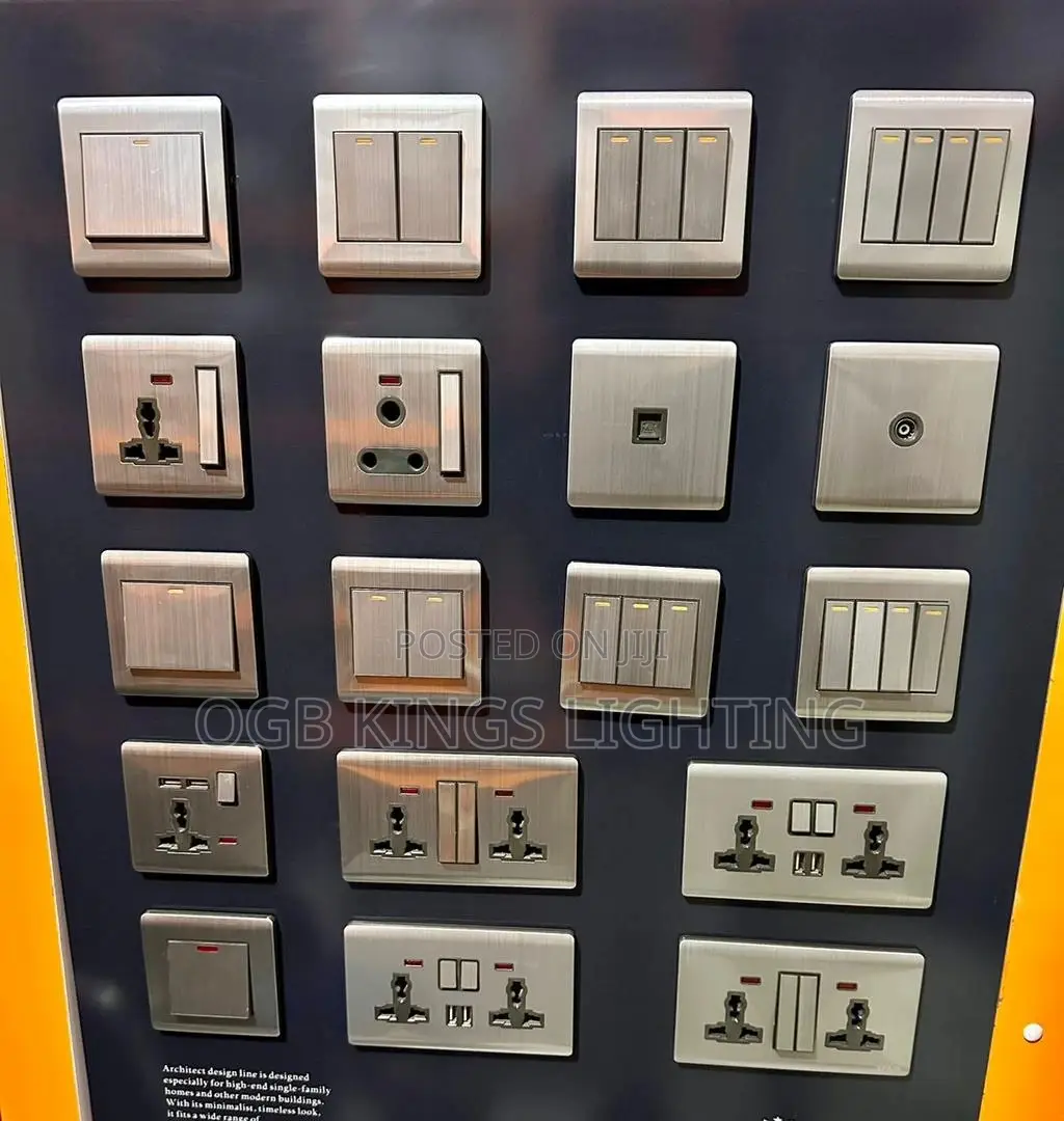 LUXURY DESIGN Socket and Switchs for Your Home Interior Wall