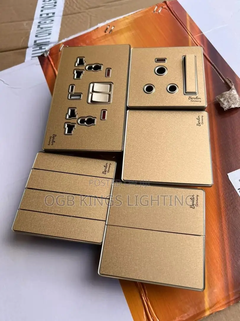 LUXURY DESIGN Socket and Switchs for Your Home Interior Wall