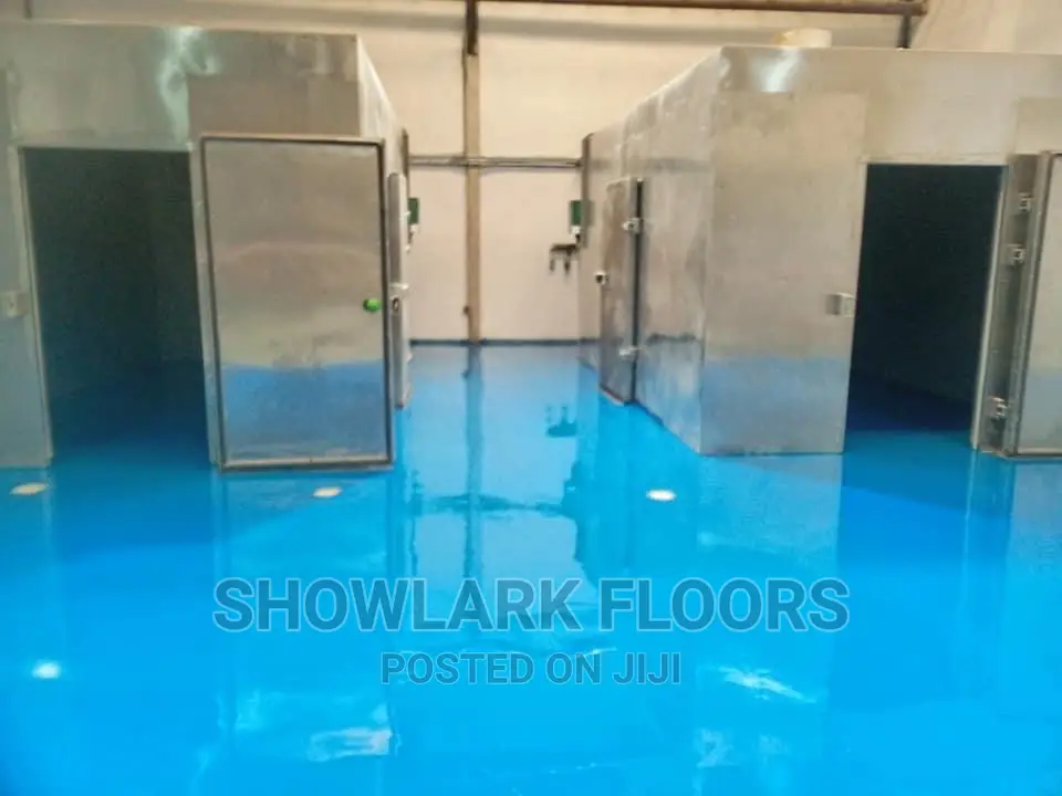 Clear Industrial Epoxy Floor