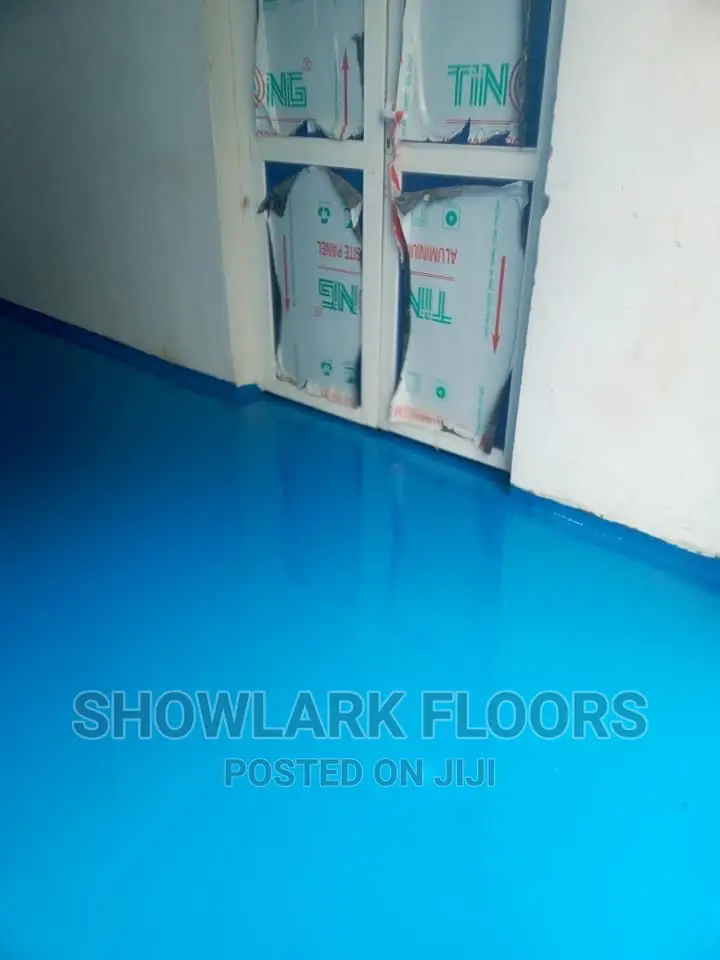 Clear Industrial Epoxy Floor