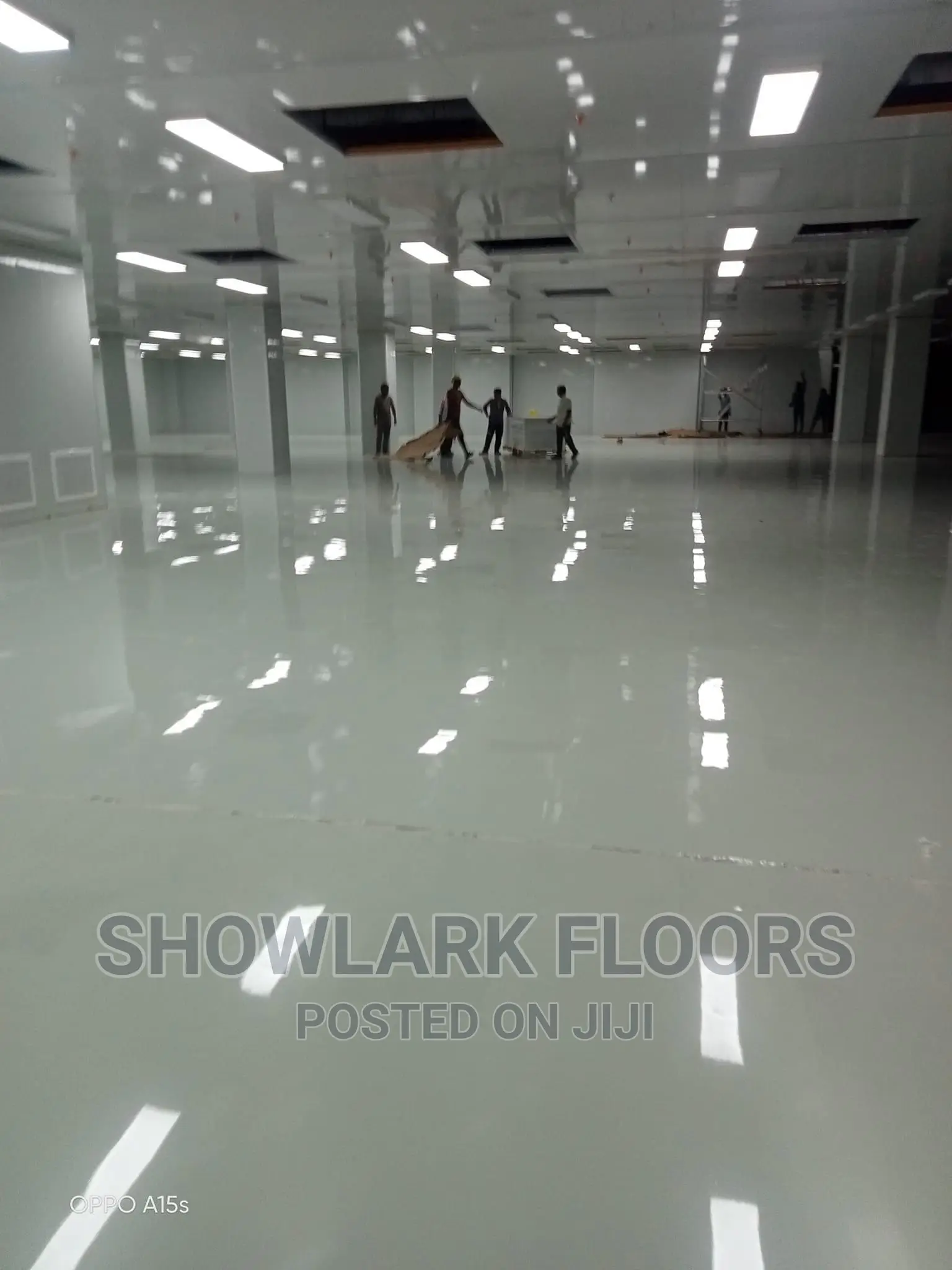 Clear Industrial Epoxy Floor