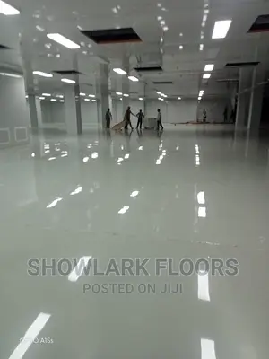 Clear Industrial Epoxy Floor