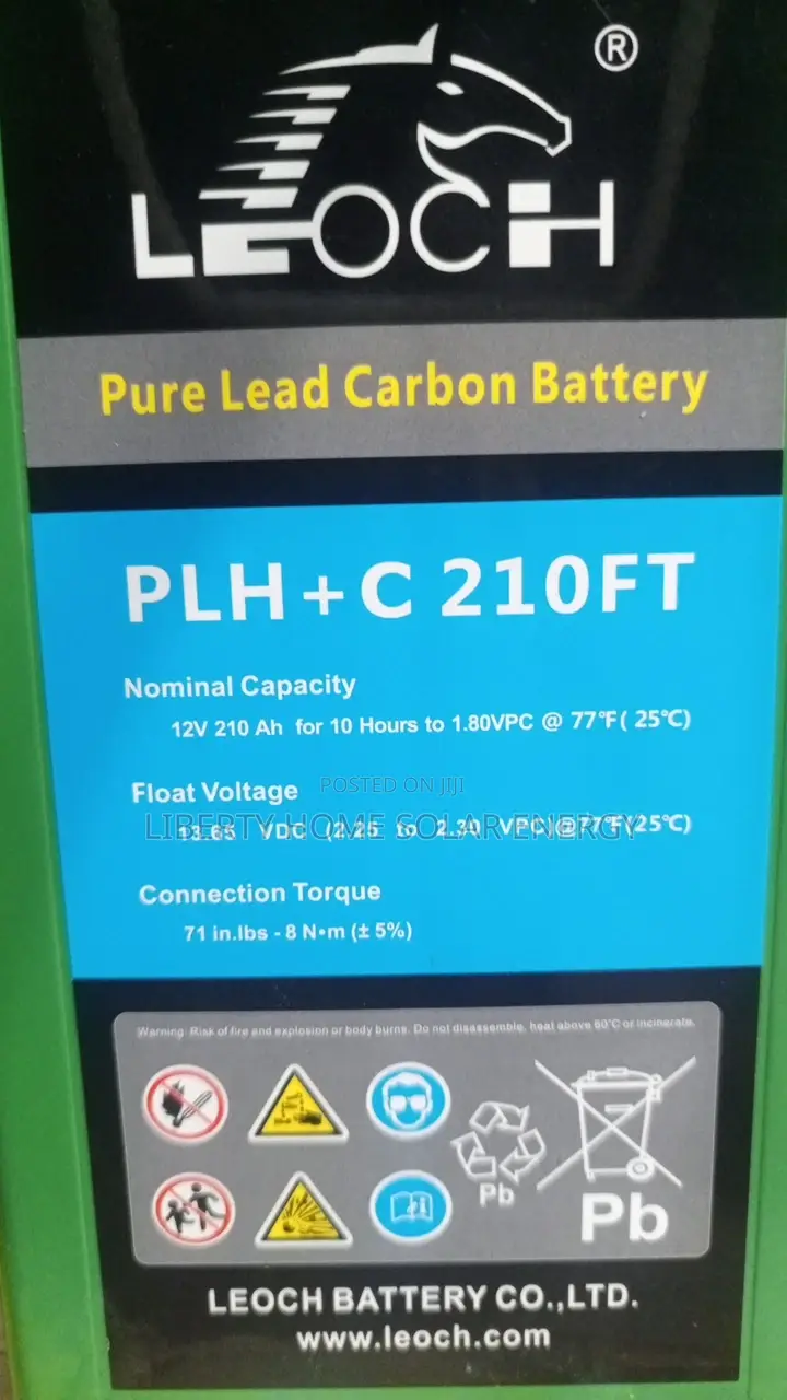 Leoch 210ah/12v Battery
