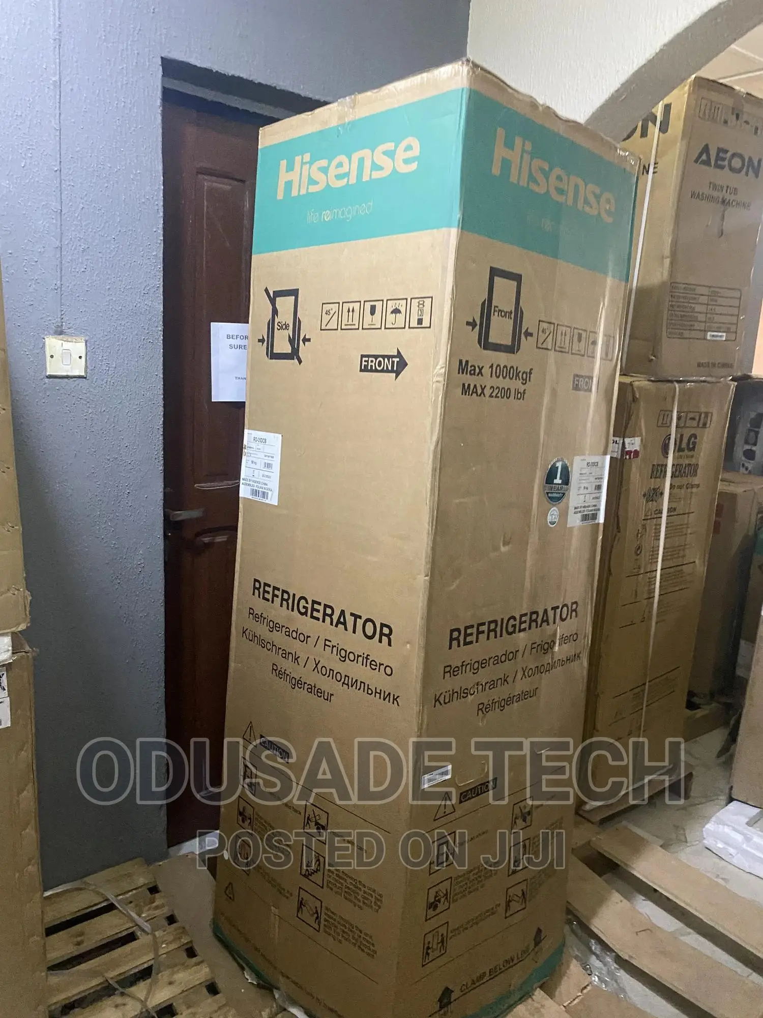 Brand New Hisense 35dcb-Rd Refrigerator 264litres