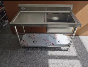 Industrial Single Sink With Side