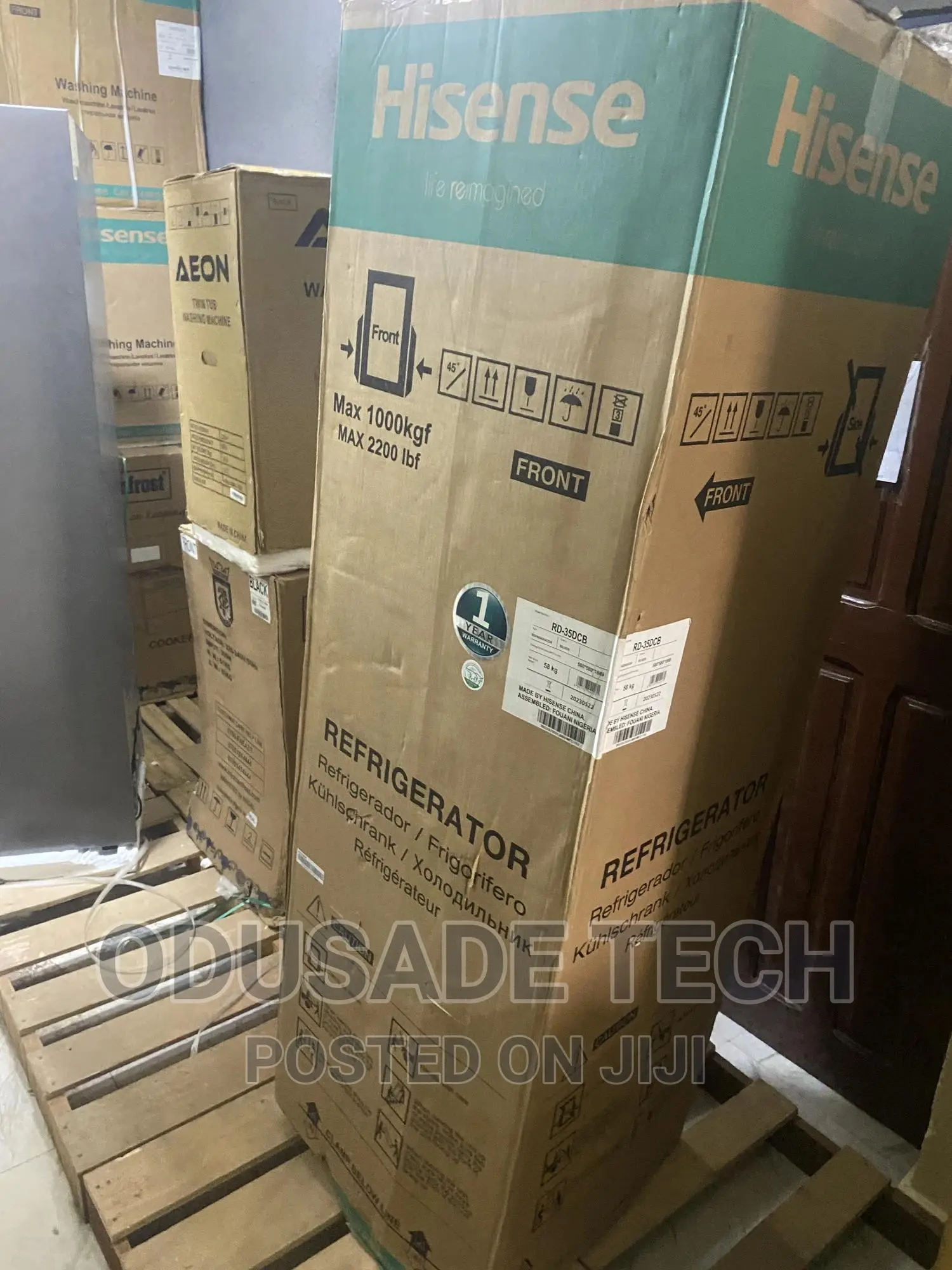 Hisense 35DCB-RD 264L Bottom Freezer Refrigerator