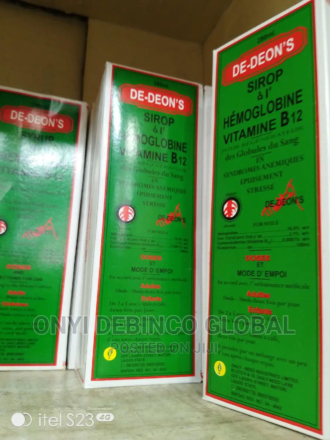 De-Deon's Hemoglobin Syrup 280ml