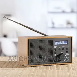 Photo - Daewoo Compact Wooden DAB/FM Radio With Alarm Clock Function